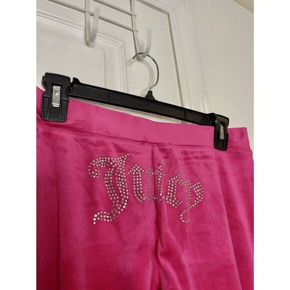 Juicy Couture Size M Velour Tracksuit Set Vixen Pink OG Logo NWT Y2K - Picture 6 of 8